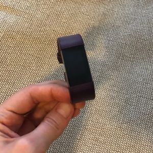 FitBit Charge 2 Plum Stainless Steel